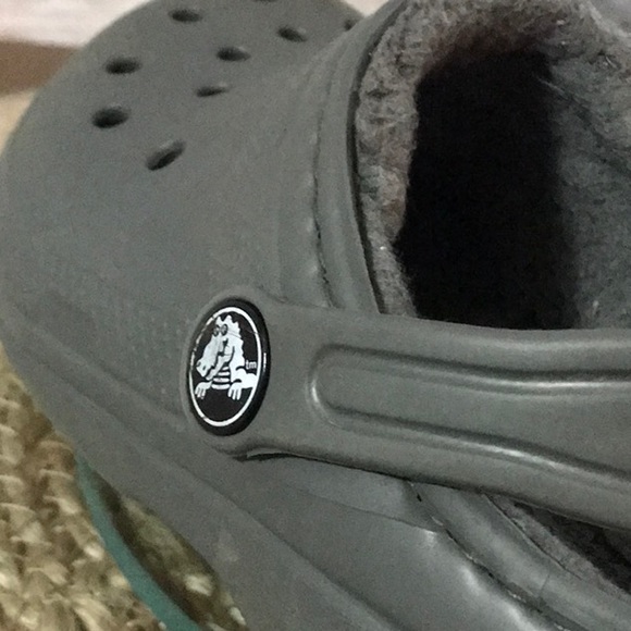 CROCS CLOG LITTLE KIDS AGE 5 SIZE C9 DUAL COMFORT  CLASSIC LINED CROCS - Picture 3 of 5